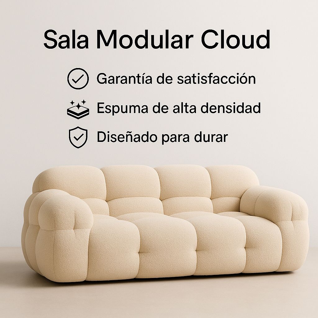 Sala modular 3pz Cloud.