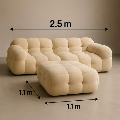 Sala modular 3pz Cloud.